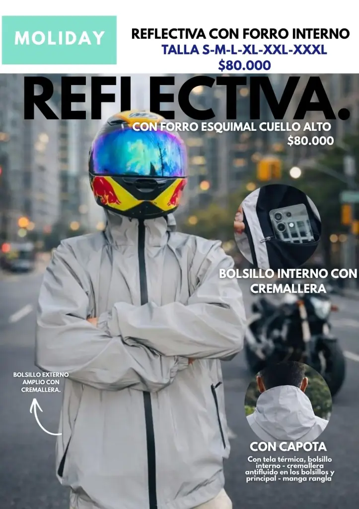 Chaqueta Manga Rangla Reflectiva Completa